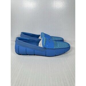 SWIMS Printed Penny Loafers Sail Blue Shoes Men’s Size 9 Slip In BRAND NEW